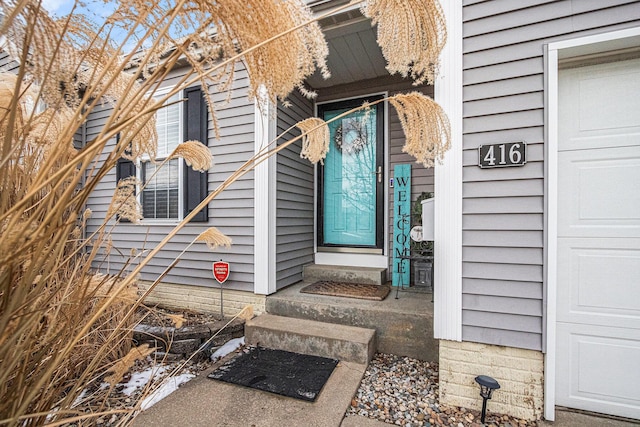 view of property entrance