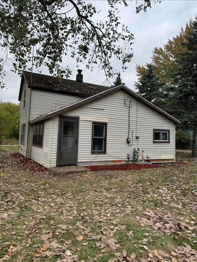 view of rear view of house