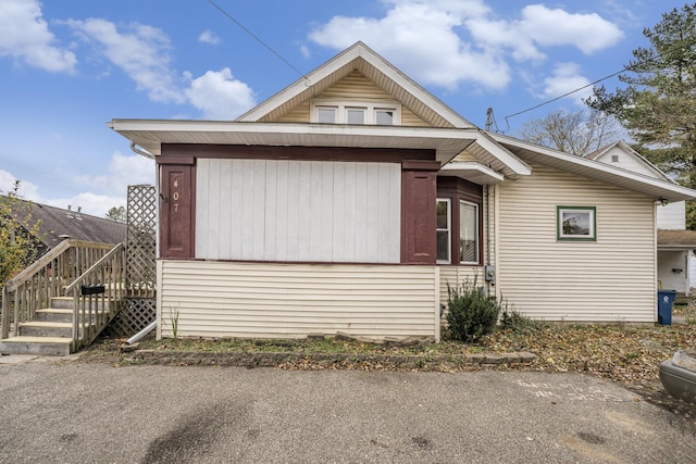 view of front of home