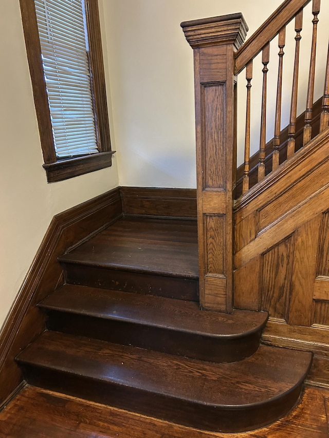 view of staircase