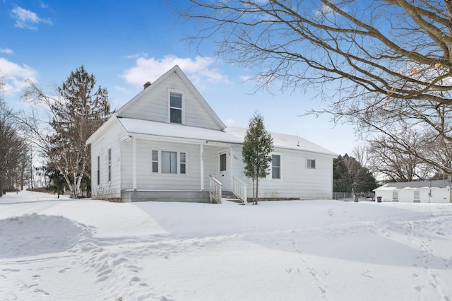 view of front of home