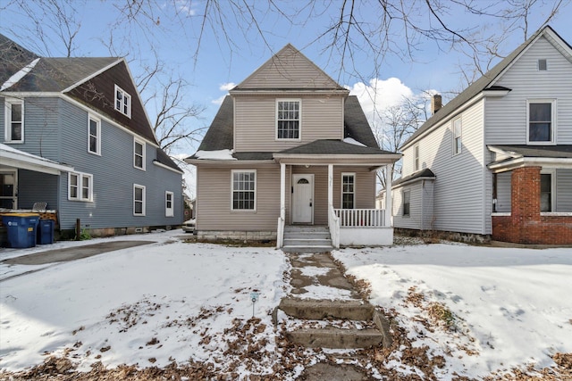 view of front of house featuring a porch