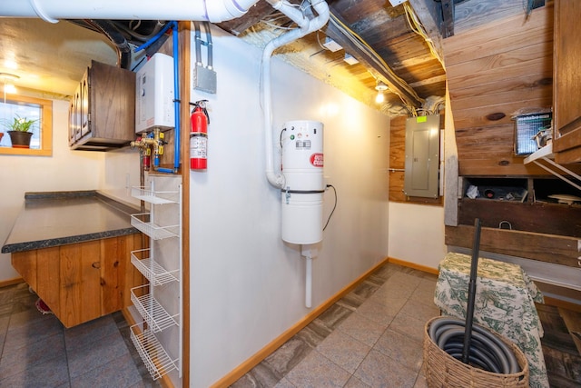 kitchen featuring electric panel