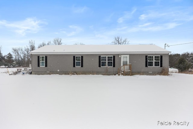 view of manufactured / mobile home