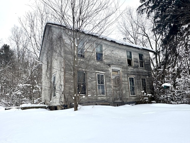 view of colonial home