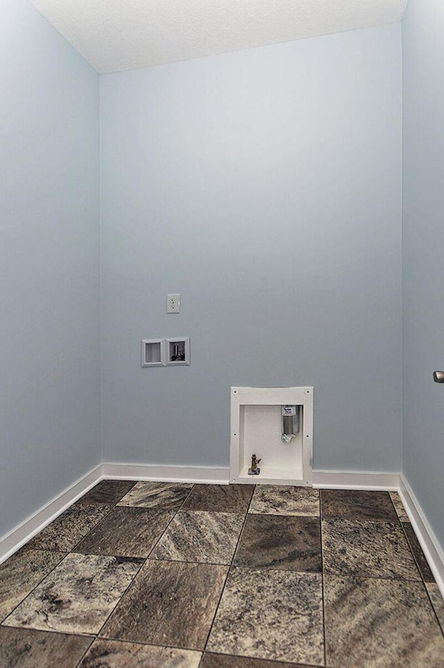 laundry room with gas dryer hookup and hookup for a washing machine