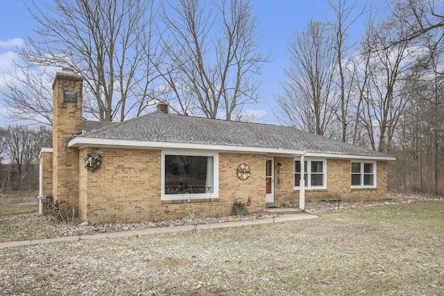 view of ranch-style home