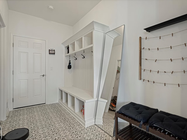 view of mudroom