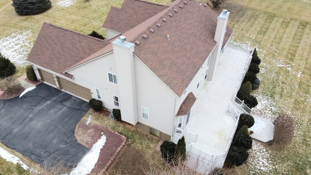 drone / aerial view