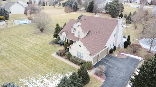 drone / aerial view