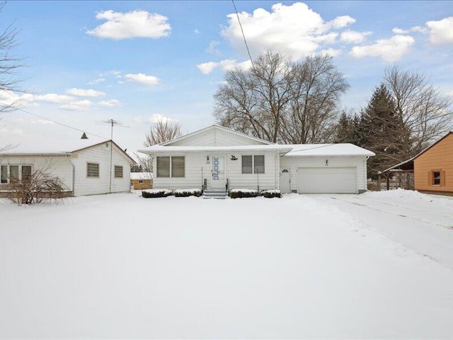 view of front of home featuring an attached garage