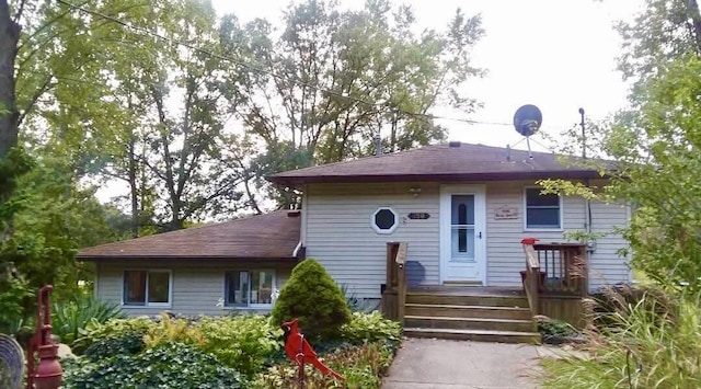 view of bungalow-style house