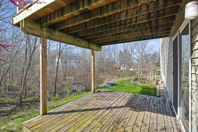 4588 Gordonshire NW, Grand Rapids, MI 49534 - view of wooden deck