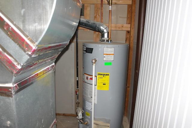 utilities featuring water heater