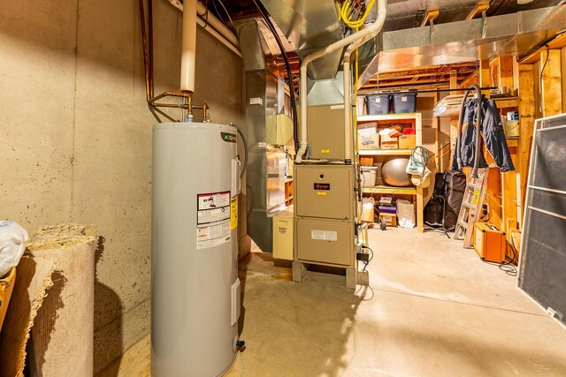 7504 Wiczer Dr, Whitehall, MI 49461 - utilities with water heater and heating unit