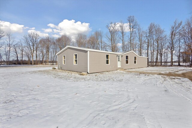 view of manufactured / mobile home