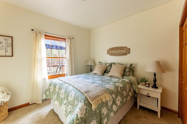 7016 Hyde Park Rd, Whitehall, MI 49461 - bedroom with light colored carpet and baseboards