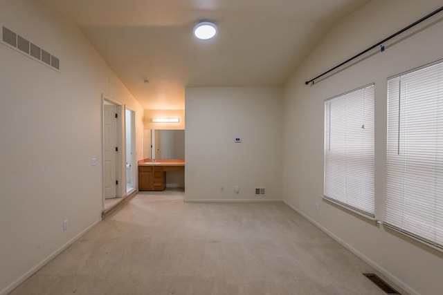 3048 Turnberry Ln, Ann Arbor, MI 48108 - spare room with light colored carpet, baseboards, and an office area