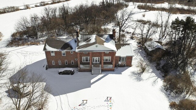 11333 Stony Creek Rd, Milan, MI 48160 - view of snowy aerial view