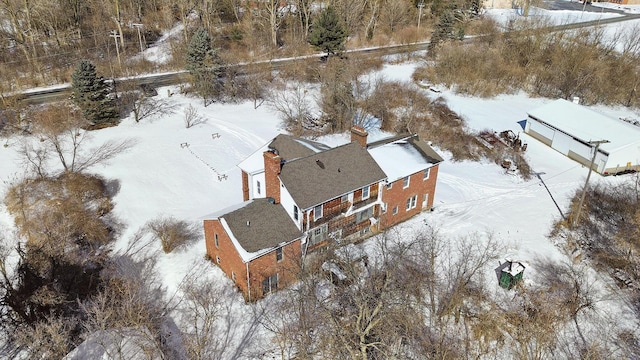 11333 Stony Creek Rd, Milan, MI 48160 - view of snowy aerial view
