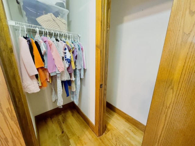 view of closet