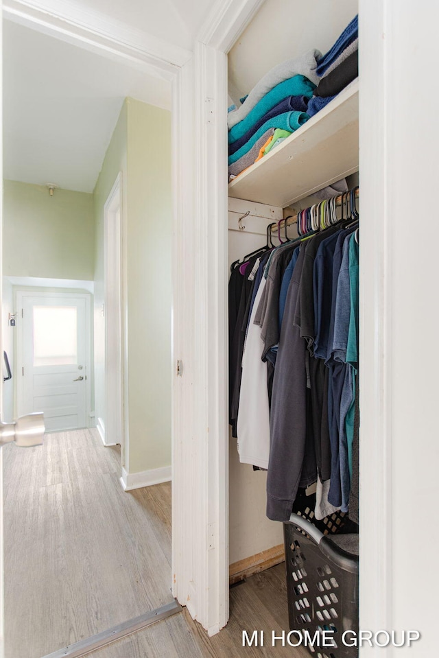 view of closet