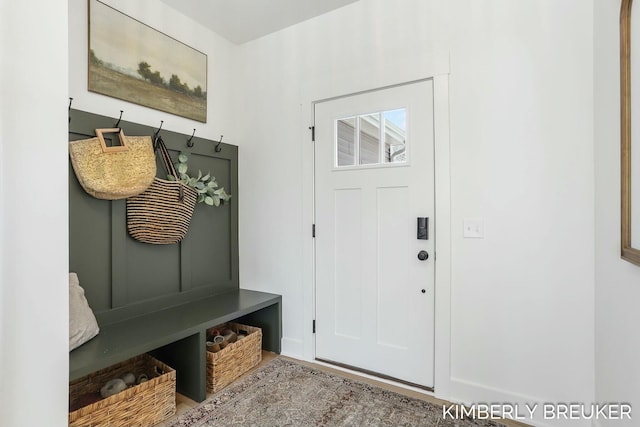 view of mudroom