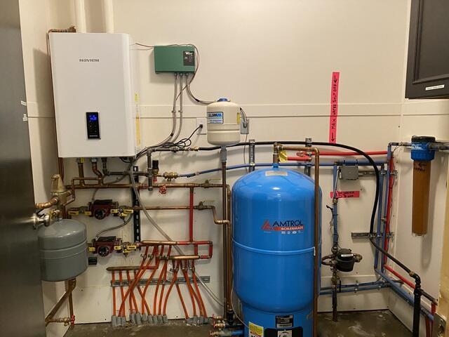 utilities with tankless water heater