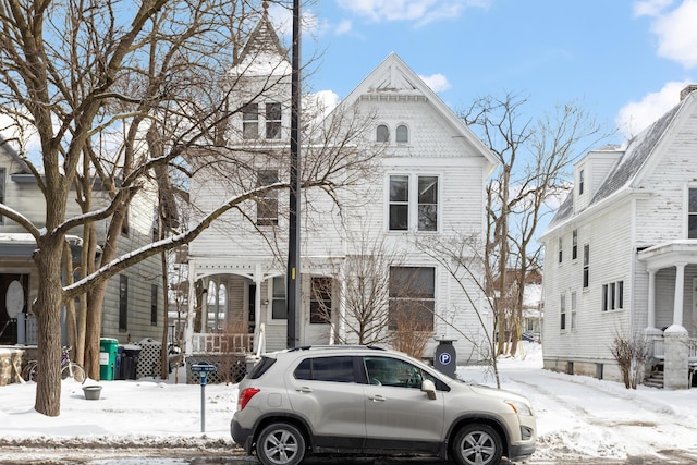 view of victorian home