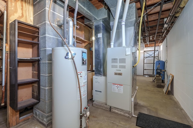 utilities with gas water heater