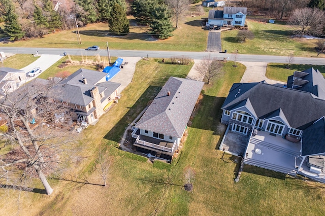 bird's eye view featuring a residential view