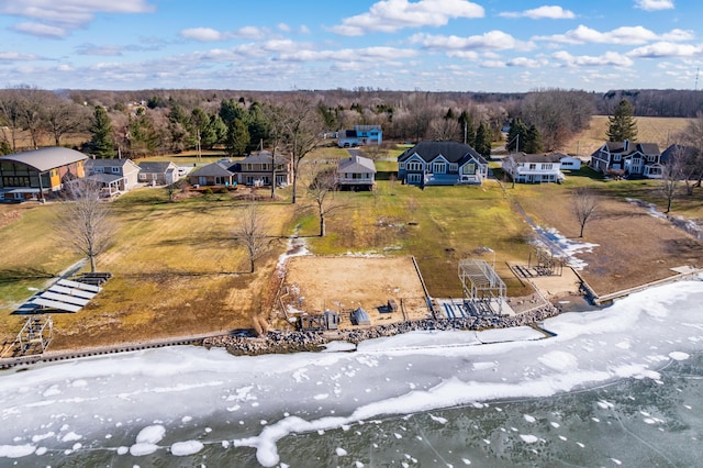 drone / aerial view featuring a residential view