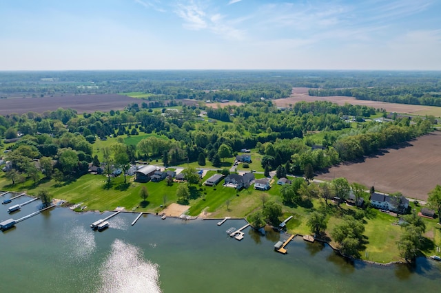 7585 S Indian Lake Dr, Vicksburg, MI 49097 - aerial view of a large body of water