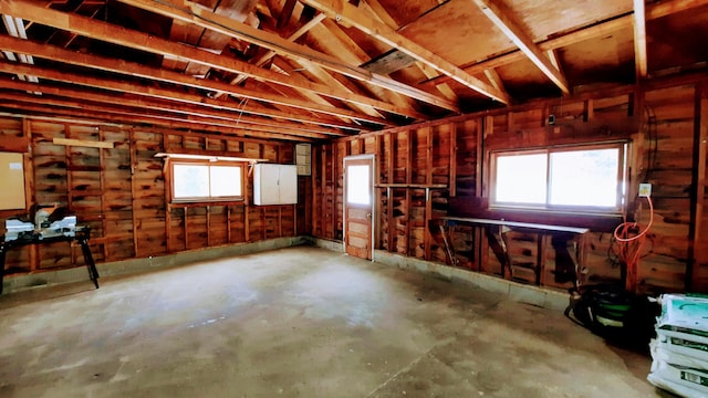 miscellaneous room featuring concrete floors