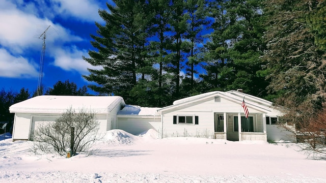 view of front of home