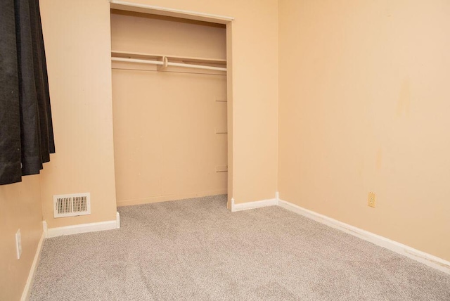 closet featuring visible vents