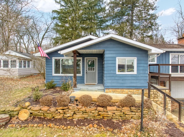 view of front of home