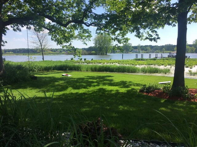 14788 Boom Rd, Spring Lake, MI 49456 - view of yard with a water view