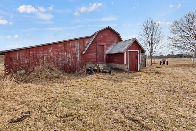 view of barn