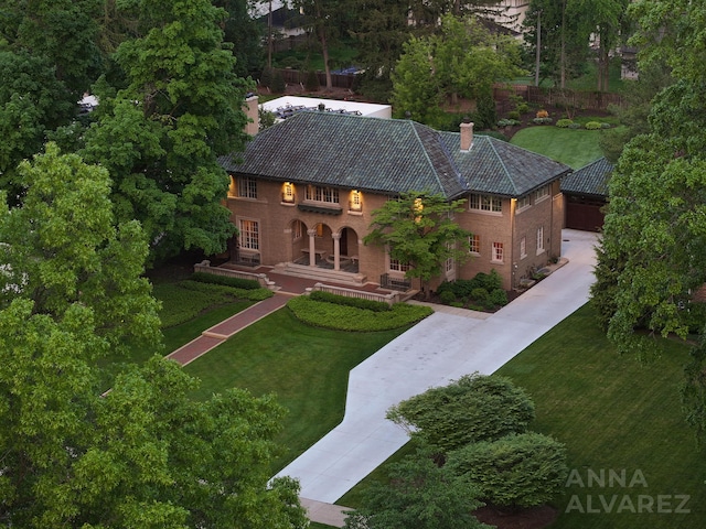 727 Plymouth Rd SE, East Grand Rapids, MI 49506 - view from above of property