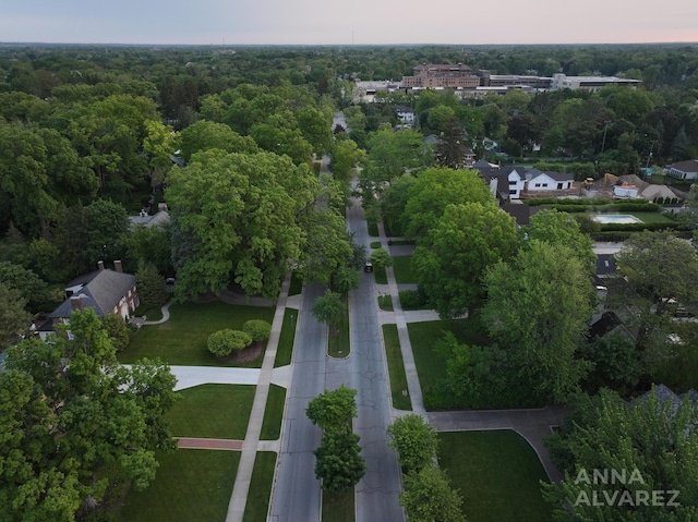 727 Plymouth Rd SE, East Grand Rapids, MI 49506 - aerial view of a heavily wooded area