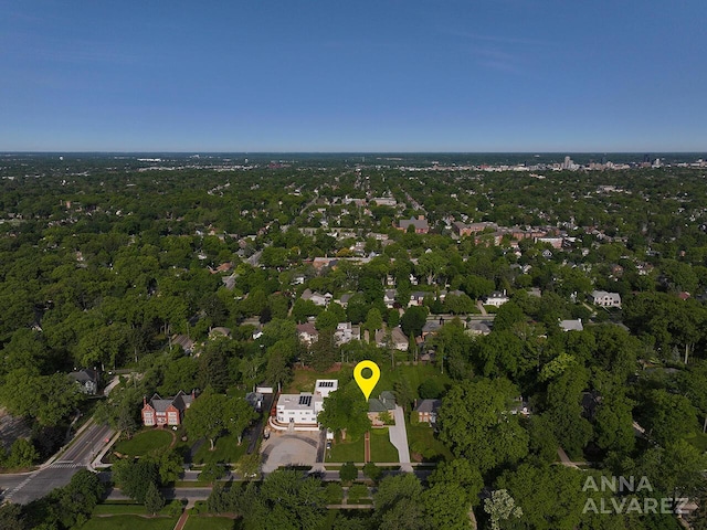 727 Plymouth Rd SE, East Grand Rapids, MI 49506 - aerial overview of property's location