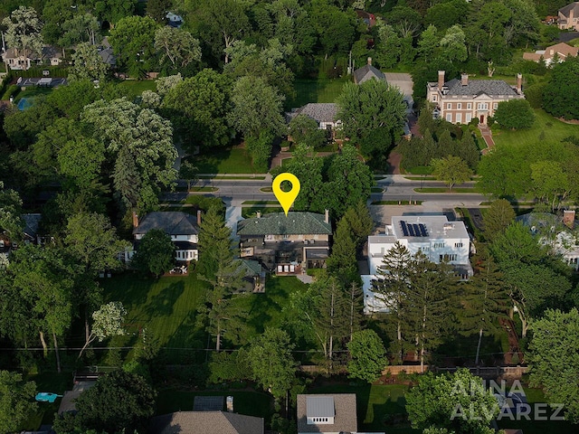 727 Plymouth Rd SE, East Grand Rapids, MI 49506 - aerial view of property and surrounding area with nearby suburban area