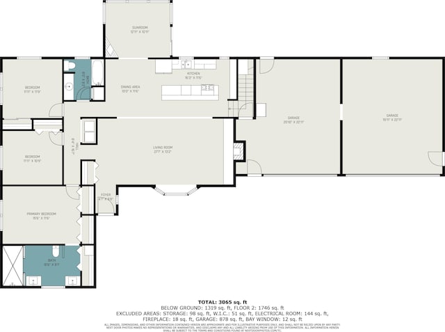 6665 E Lake St, Sand Lake, MI 49343 - floor plan