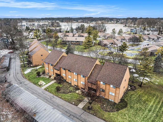 bird's eye view featuring a residential view