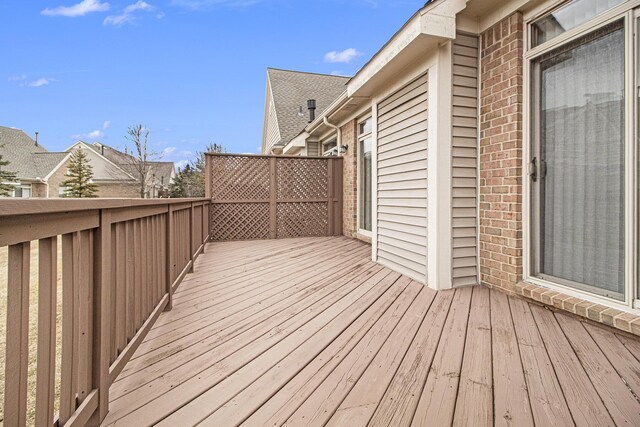 view of deck