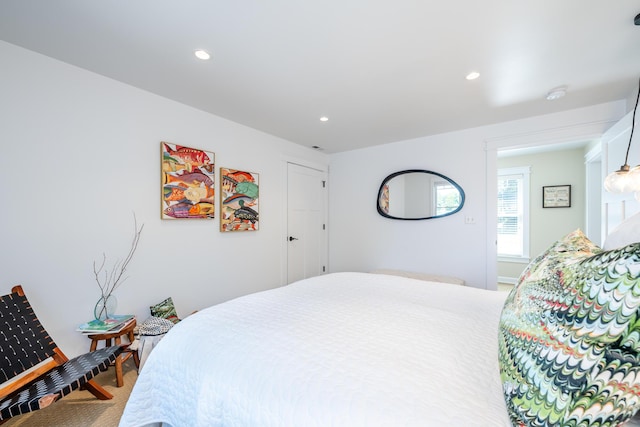 7881 Lakewood Dr, Coloma, MI 49038 - bedroom featuring recessed lighting