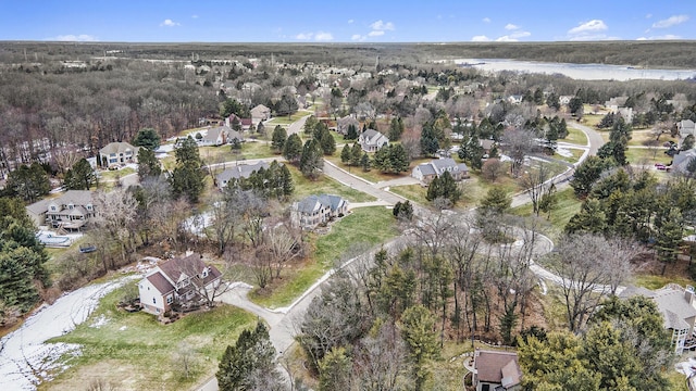 bird's eye view featuring a residential view