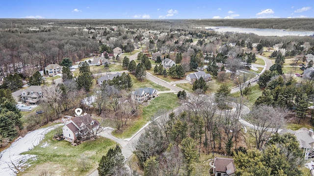 birds eye view of property featuring a residential view