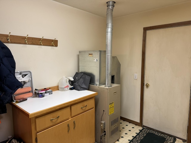 view of utility room